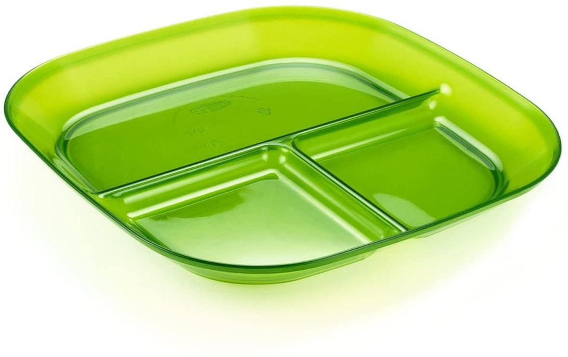 GSI Outdoors Infinity Divided Plate, Green