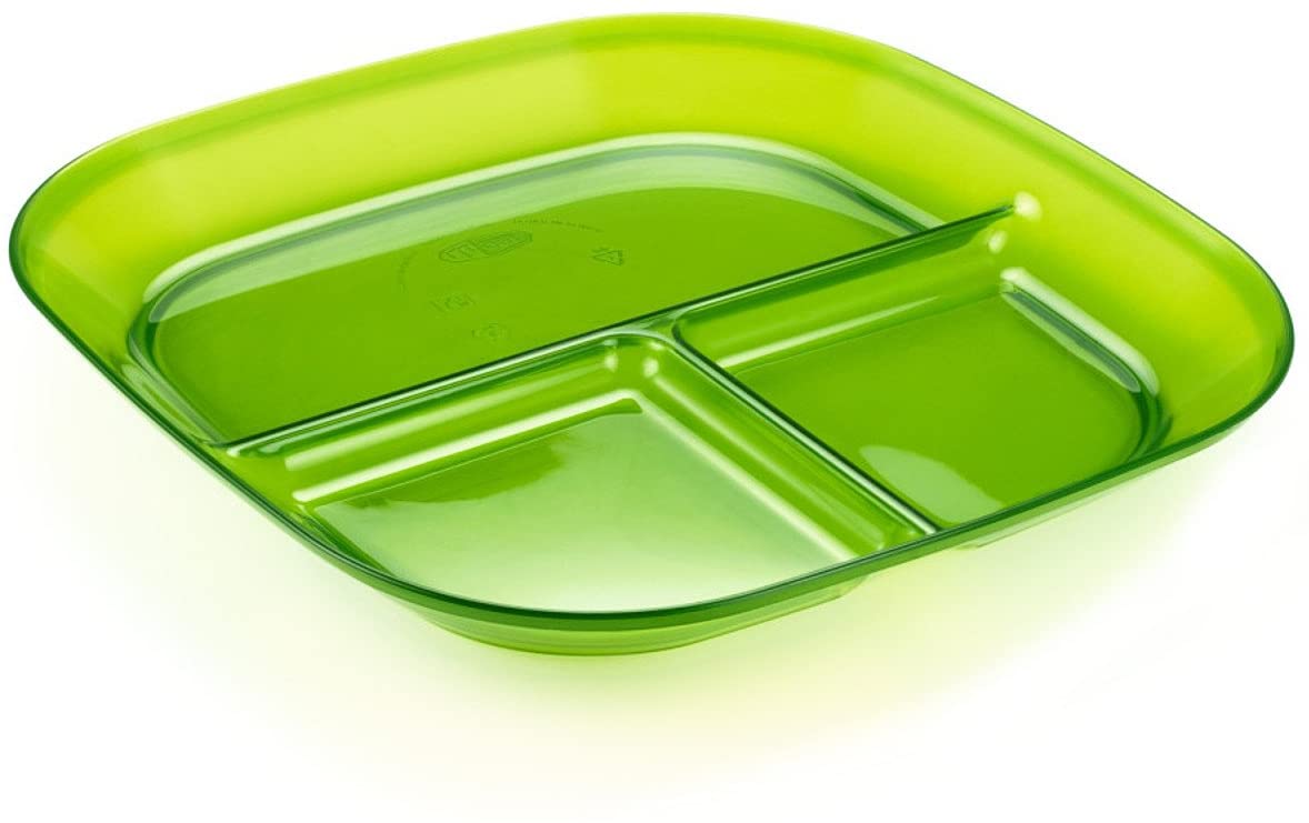 GSI Outdoors Infinity Divided Plate, Green
