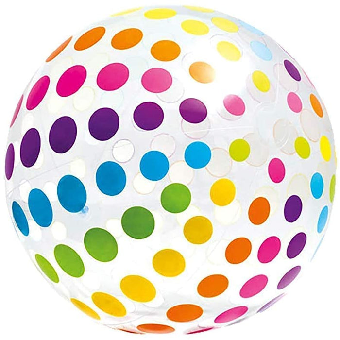 Intex Summer Big Beach Ball Set - One Jumbo Giant 42" Ball and Two Classic 24" Inflatable Color Balls for Beach and Pool