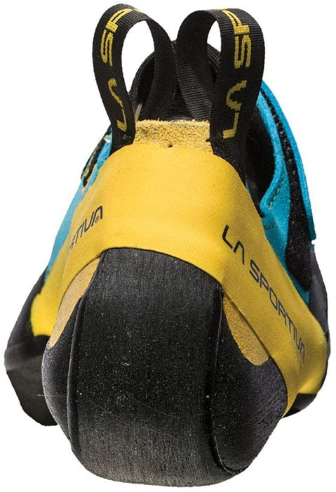 La Sportiva Futura Climbing Shoe Blue/Yellow, 41.0