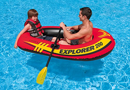 Intex 2-Person Sea Hawk Boat Set 73 in. X 37 in. 18 Ga Vinyl