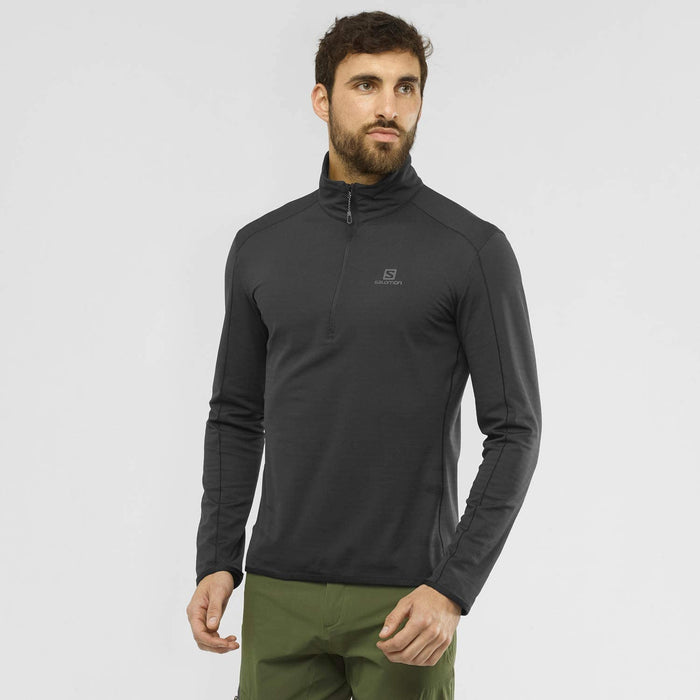 Salomon mens Outrack Half Zip Mid