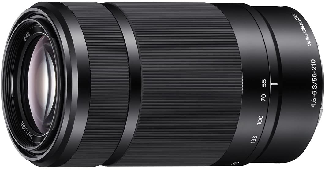 Sony E 55-210mm F4.5-6.3 Lens for Sony E-Mount Cameras (Black)