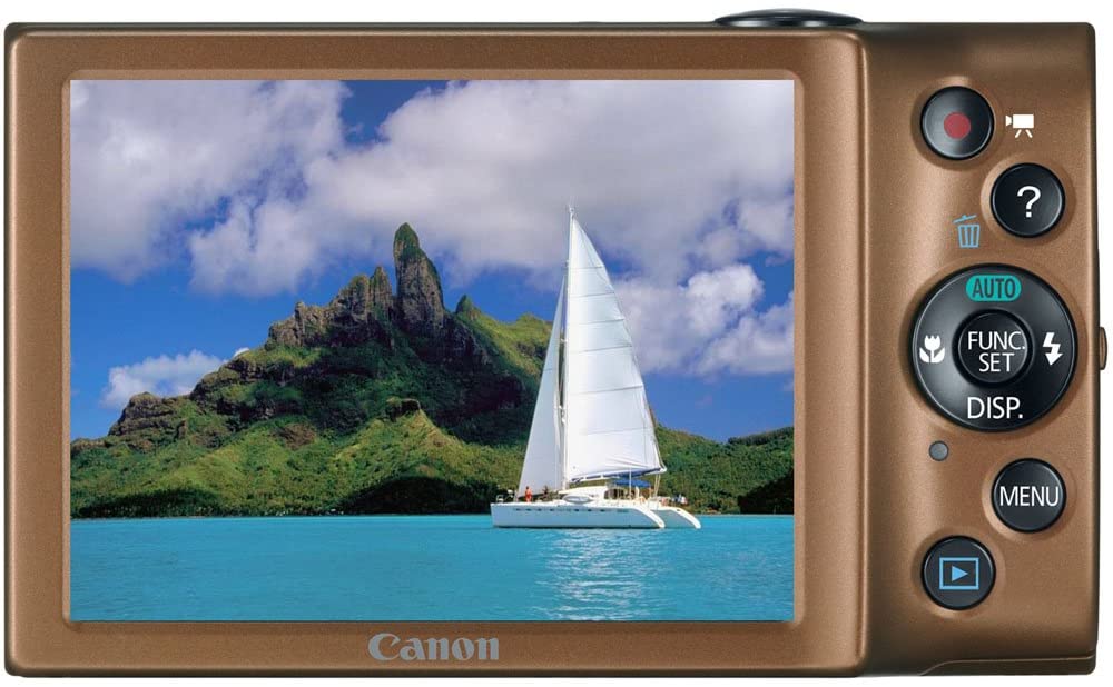 Canon PowerShot A3400 IS 16.0 MP Digital Camera with 5x Optical Image Stabilized Zoom 28mm Wide-Angle Lens with 720p HD Video Recording and 3.0-Inch Touch Panel LCD (Black)