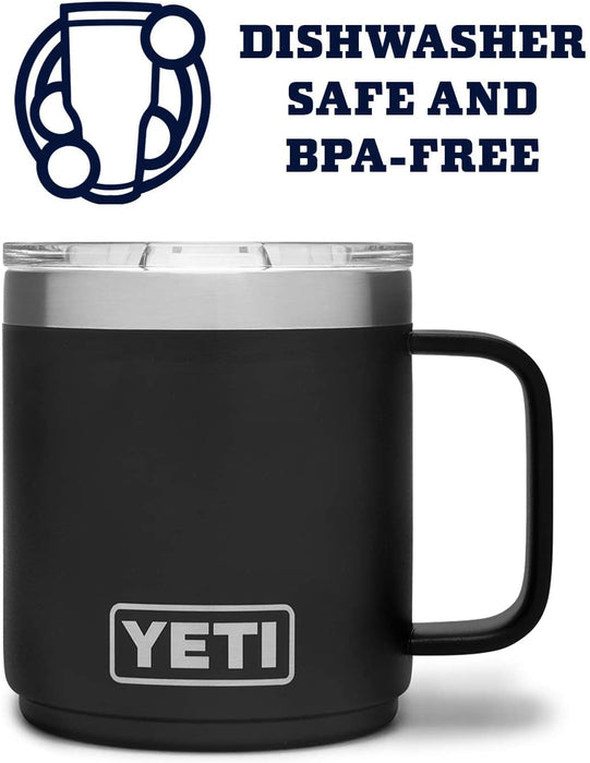 YETI Rambler 10 oz Stackable Mug, Stainless Steel