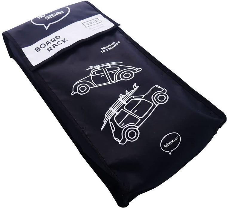 Surfboard Car Roof Rack Padded System (Holds Up to 3 Boards) with Silicone Buckle Covers