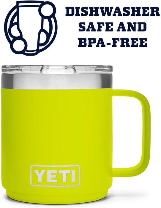 YETI Rambler 10 oz Stackable Mug, Stainless Steel