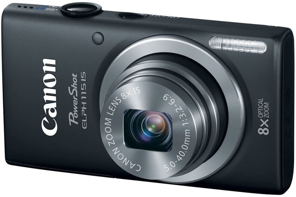 Canon PowerShot Elph 115 16MP Digital Camera with 2.7-Inch LCD (Black) (OLD MODEL)