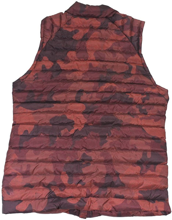 Lululemon Mens Smokescreen Camo Terracotta Snap Down Vest