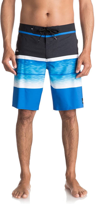 Quiksilver Men's Everyday Blocked Vee 20 Inch Boardshort Swim Trunk, Electric Blue, 40