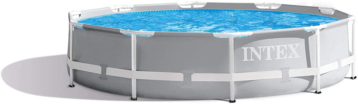 Intex 10 Feet x 30 Inches Prism Frame Above-Ground Swimming Pool