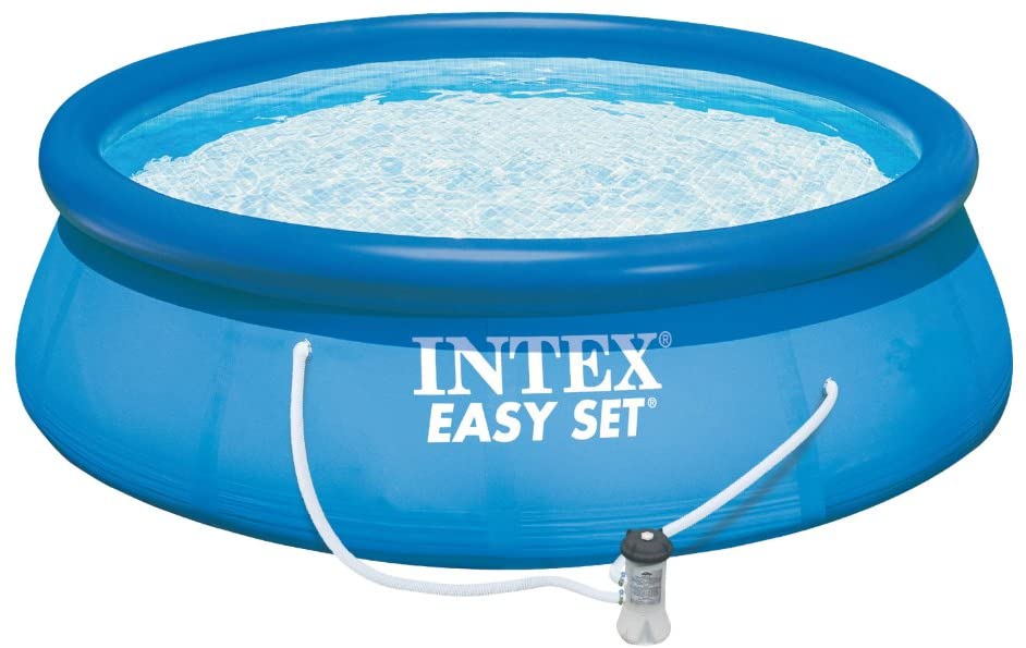 Intex 18ft X 48in Easy Set Pool Set with Filter Pump, Ladder