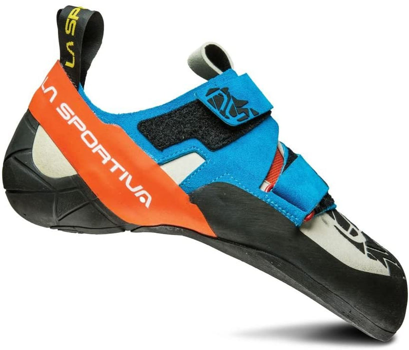 La Sportiva OTAKI Climbing Shoe, Blue/Flame, 34