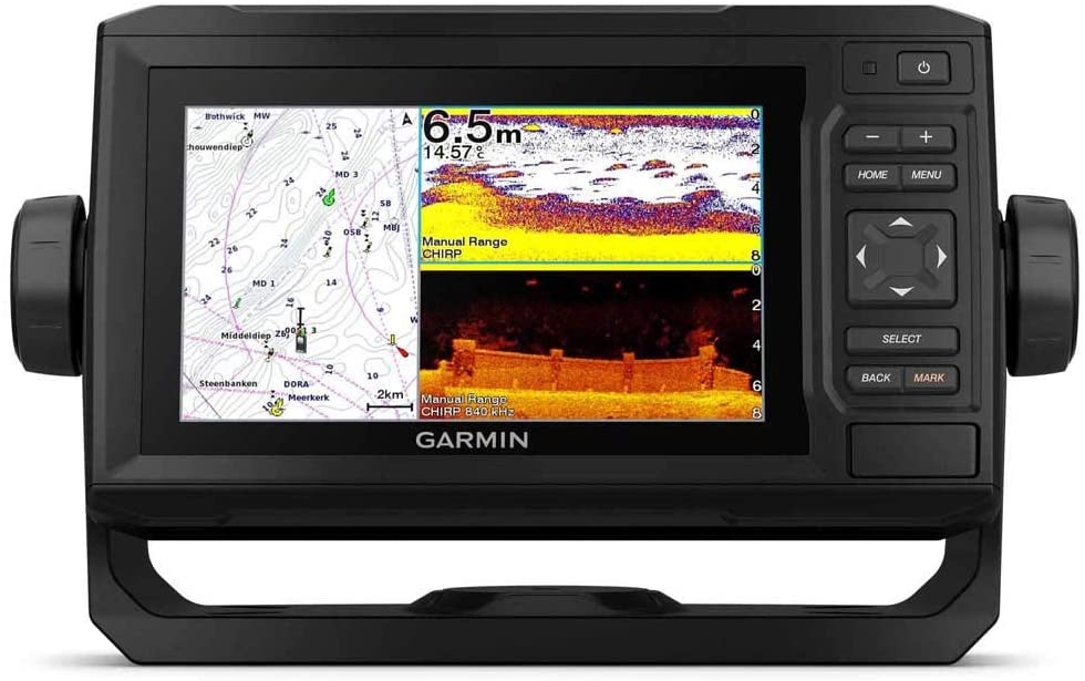 Garmin ECHOMAP UHD 62Cv, 6" Keyed Chartplotter with Worldwide Basemap and GT24UHD-TM Transducer