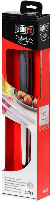 Weber 6703 Style Stainless Steel Pincer Tongs