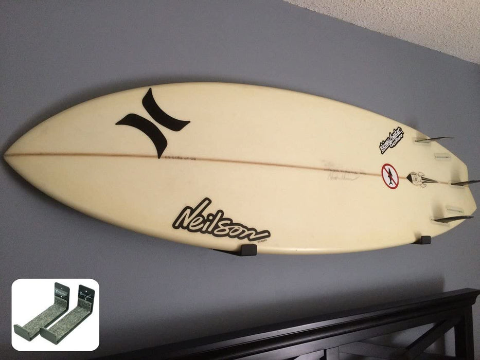 StoreYourBoard Naked Surf, The Original Minimalist Surfboard Wall Rack, Display Mount