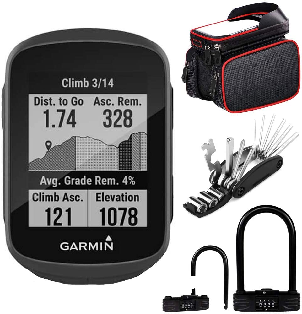 Garmin Edge 130 Plus (Device Only) - (010-02385-00) with Bike Tool and Accessory Bundle