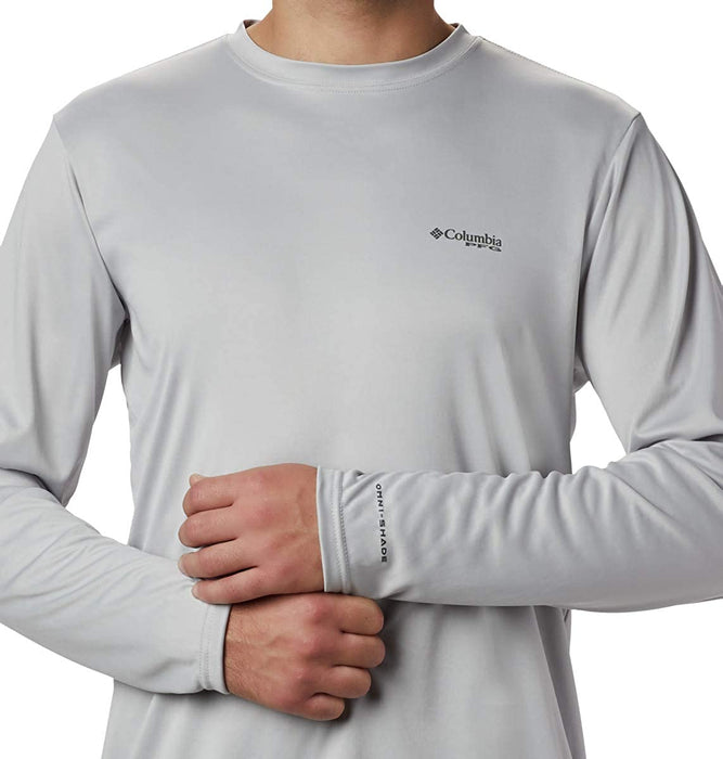 Columbia Men's Terminal Tackle PFG State Triangle Long Sleeve, Moisture Wicking