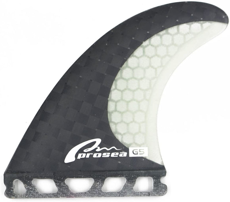 Prosea Quad Fins Traditional Colors & Designs Surfboard fins(4 Fins) FCS or Future Alternative Made of Carbon and Honeycomb