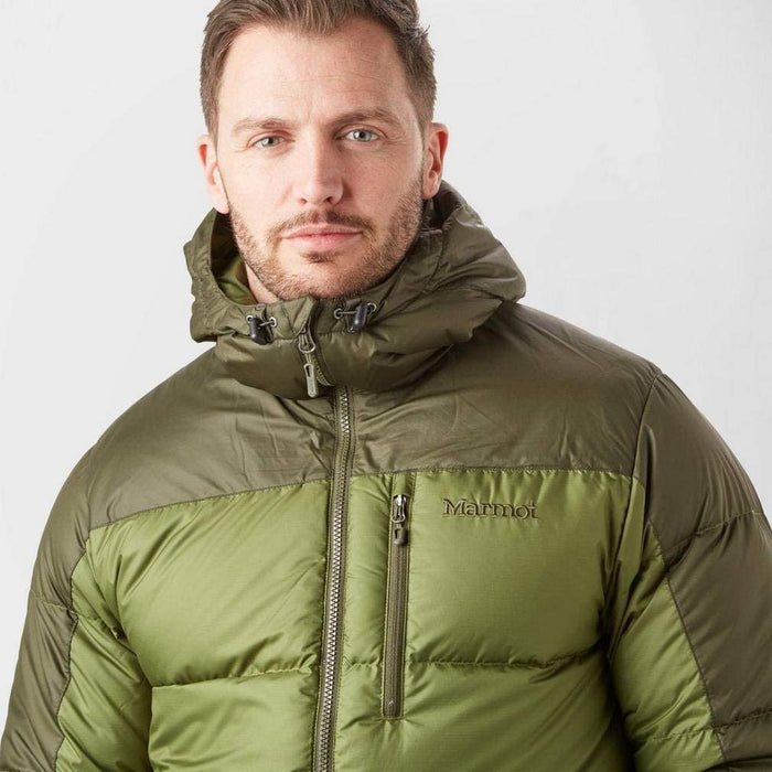 Marmot Mens Guides Down Hoody Bomber Green/Forest Night (Medium)