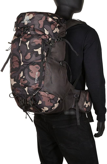 Gregory Mountain Products Stout 45 Men's Hiking Backpack | Backpacking, Camping, Travel | Integrated Rain Cover, Adjustable Components