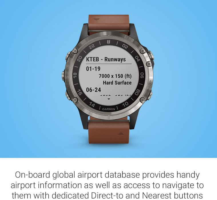 Garmin D2 Delta, GPS Pilot Watch, Includes Smartwatch Features, Heart Rate and Music