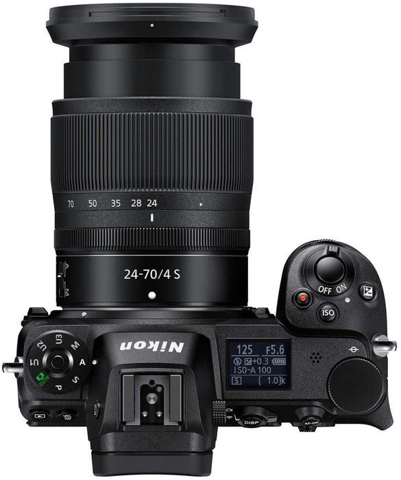 Nikon Z6 FX-Format Mirrorless Digital Camera w/NIKKOR Z 24-70mm f/4 S Lens, Complete Bundle with FTZ Mount Adapter, 64GB XQD Card, 2 Extra Battery and Accessories