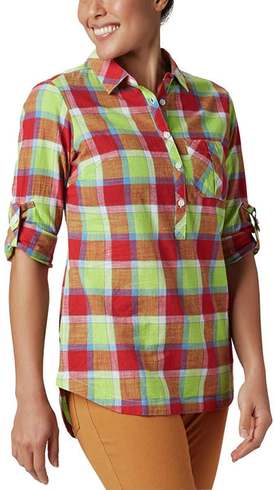 Columbia Womens Coral Springs Ii Woven Long Sleeve