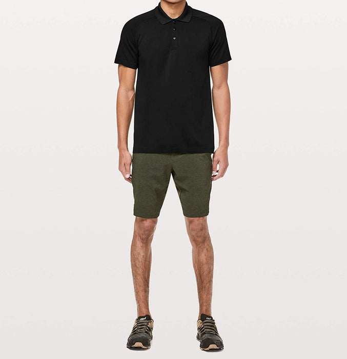 Lululemon Mens Metal Vent Tech Polo Short Sleeve Shirt