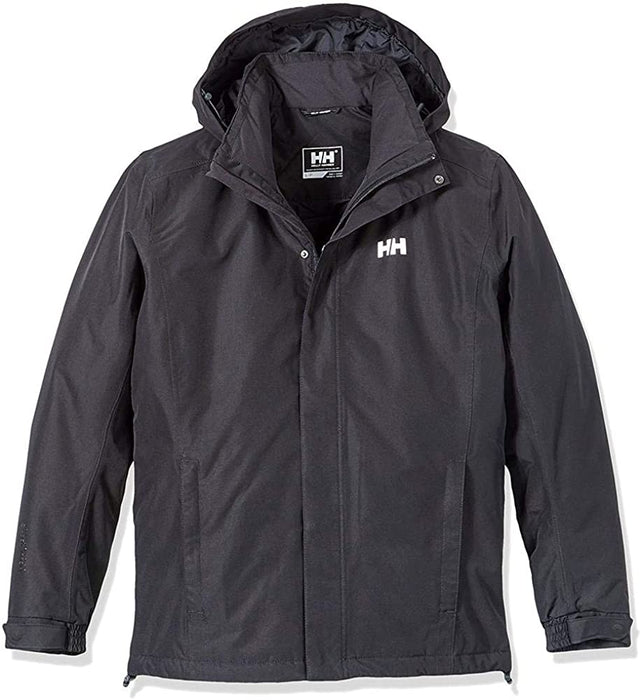 Helly Hansen Men's Waterproof Dubliner Insulated Jacket with Packable Hood for Cold Weather