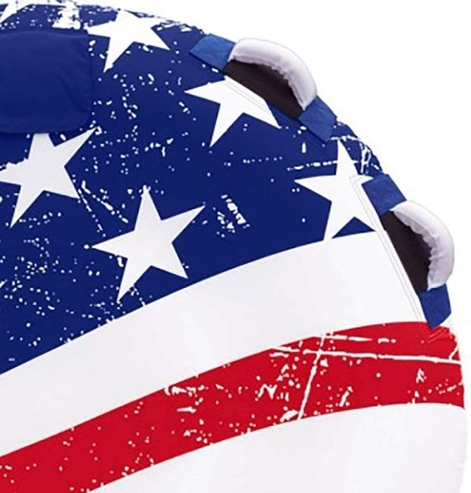 SportsStuff Stars & Stripes Inflatable 1 Rider Watersports Towable Tube (3 Pack)