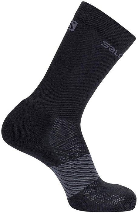 Salomon Standard Socks, Light Grey./Papaya