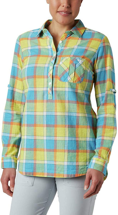 Columbia Womens Coral Springs Ii Woven Long Sleeve