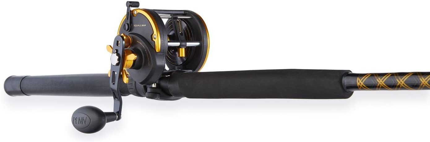 PENN Squall Level Wind Reel & Rod Fishing Combo