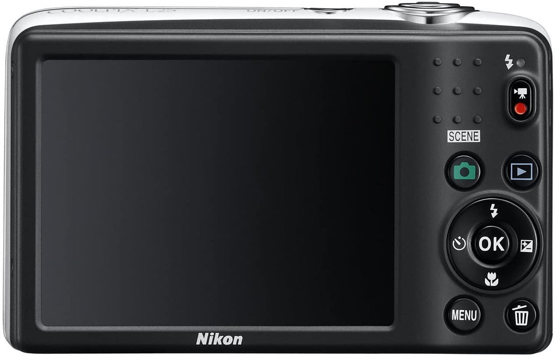 Nikon COOLPIX L25 10MP Digital Camera (White)