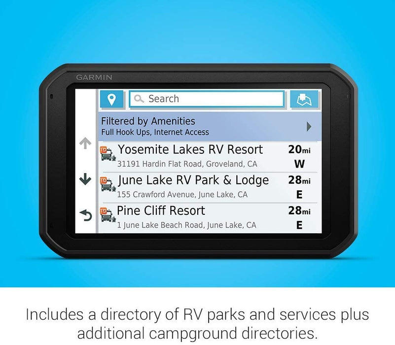 Garmin RV 785 & Traffic, Advanced GPS Navigator for RVs with Built-in Dash Cam, 7" Touch Display and Voice-Activated Navigation Protective Accessory Kit