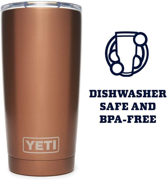 YETI Rambler 20 oz Tumbler, Stainless Steel