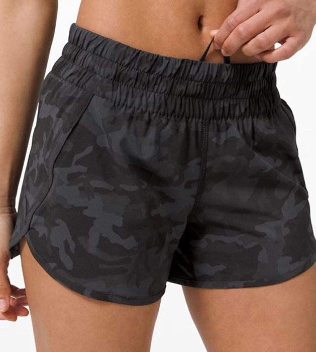 Lululemon Tracker Short 4" Incognito Camo Multi Gator Green/Black Run Size 4