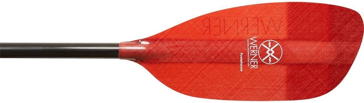 Werner Powerhouse Fiberglass Straight Shaft Whitewater Kayak Paddle
