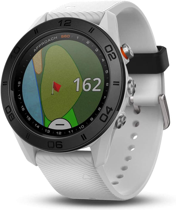 Garmin Approach S60 Golf Watch Black with Black Band (010-01702-00) with 1 Year Extended Warranty