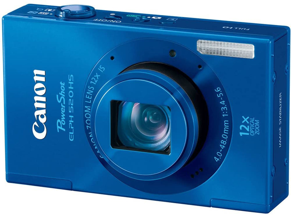 Canon PowerShot ELPH 520 HS 10.1 MP CMOS Digital Camera with 12x Optical Image Stabilized Zoom 28mm Wide-Angle Lens and 1080p Full HD Video Recording (Black) (Discontinued by Manufacturer)
