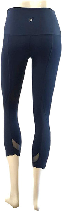 Lululemon Wunder Under HR Crop 23" Scallop - TRNV (True Navy)