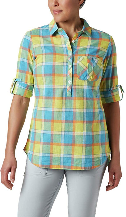 Columbia Womens Coral Springs Ii Woven Long Sleeve