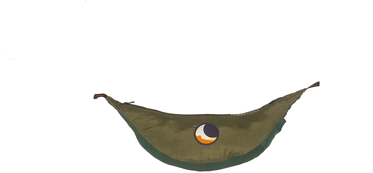 Ticket to the Moon Fair Trade & Handmade 1-2 Person King Size Lightweight Hammock for Traveling, Camping and Everyday Use, XXL, only 700g, Parachute-Silk, Set-Up < 1 min.