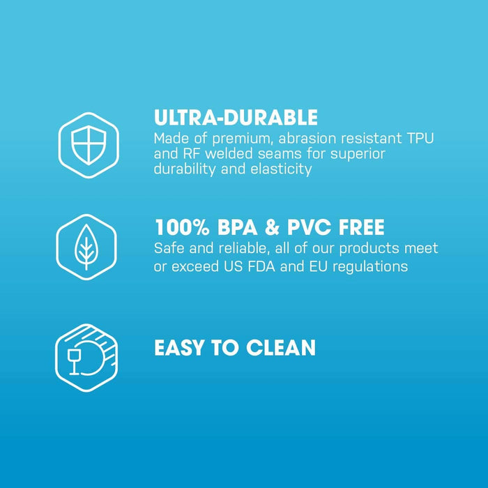 Hydrapak SoftFlask - Lightweight Handheld Running & Hiking Collapsible Water Bottle - (750 or 500 ml)