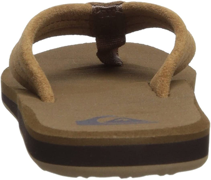 Quiksilver Kids' Carver Suede Youth Flip-Flop Sandal