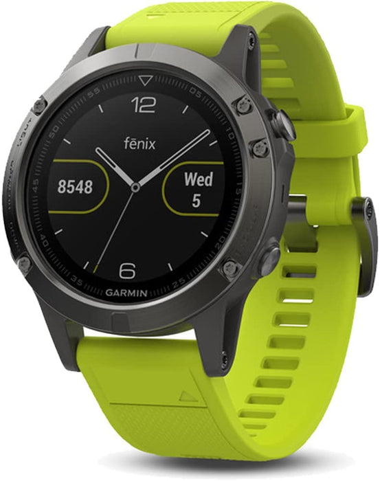 Garmin Gift Pack Fenix 5 GPS Multisport Watch Bundle | Includes Fenix 5 Watch USB Charging Data Cable