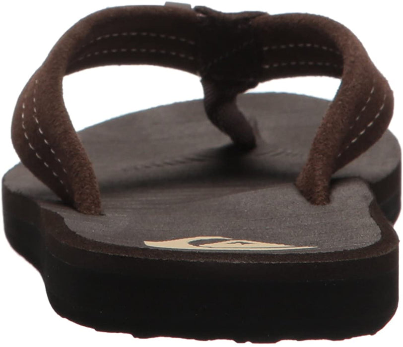 Quiksilver Kids' Carver Suede Youth Flip-Flop Sandal