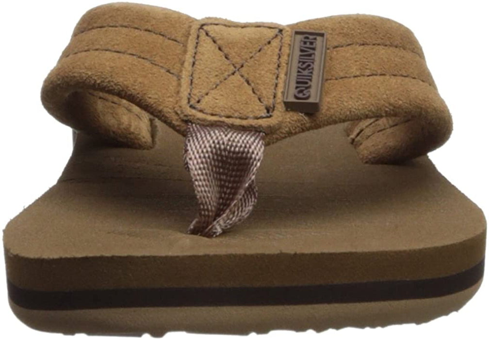 Quiksilver Kids' Carver Suede Youth Flip-Flop Sandal