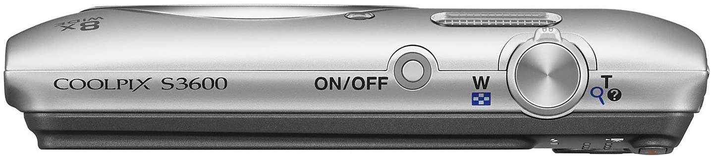 Nikon Coolpix S3600 ( 20.48 MP,8 x Optical Zoom,2.7 -inch LCD )